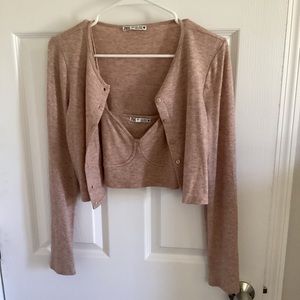2 Pieces Cardigan
